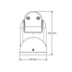 Senzor de miscare PIR Proin alb 180º - imagine 3