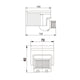 Senzor de miscare PIR Clain alb 180º - imagine 3
