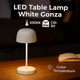 Lampă LED De Masă White Gonza - imagine 5