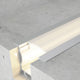 Profil din aluminiu viu - 2 metri