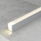 Profil fin din aluminiu - 2 metri
