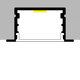 Profil de aluminiu Hev - 2 metri | Pachet 5 buc (10 m) - imagine 4