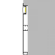 Profil din aluminiu lacuit alb Miet - 2 metri - imagine 4