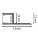 Profil din aluminiu Def - 2 metri - imagine 3