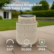 Lampă LED Solară De Masă Beige Casablanca