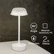 Lampă LED De Masă White Irina - imagine 7
