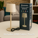 Lampă LED De Masă Beige Serena - imagine 6