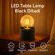 Lampă LED De Masă Black Ditadi - imagine 7