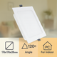 Downlight LED Cuadrado Seria Eco 15W - imagine 5