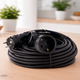 Prelungitor Schuko Cu Capac IP44 (3x1.5mm) 10 Metri, Negru - imagine 2