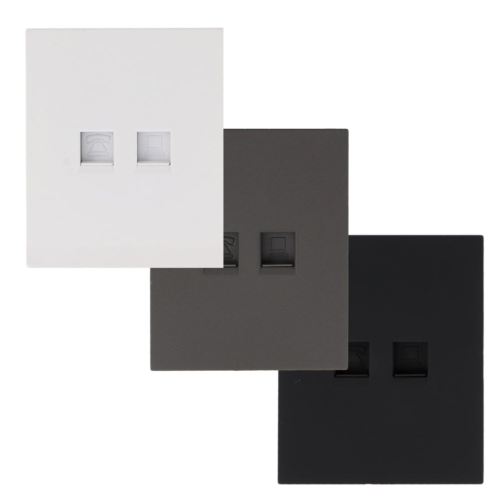 Modul priză internet + telefon – CC