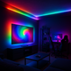 Controler pentru benzi LED RGB rapide de 220 V cu telecomandă - imagine ambientală