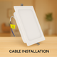 Downlight LED Cuadrado Seria Eco 15W - imagine 7
