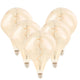 Bec LED cu filament spiralat E27 A165 4W Chihlimbar