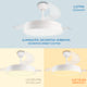 Ventilator de tavan cu LED - imagine 7