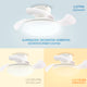 Ventilator de tavan cu LED alb - imagine 8