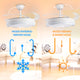 Ventilador de techo LED White Dary Ø106 cm - imagine 7