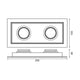 Inel cardan dublu Aras pentru modulul Arumled/gu10/mr16 - imagine 3