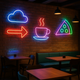Controler RGB LED Neon 220V cu telecomandă - imagine ambientală