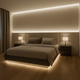 Bandă LED 24V DC SMD2835 140 LED/m UVA - 10Metri - imagine ambientală