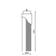 Tub LED T8 1200 mm Ekran 20W Conexiune pe o parte - imagine 3