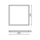 Panou LED SmartHome 60X60 cm 40W RGB+CCT