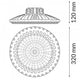 Lampa LED iluminat industriala Brand 200W UFO LED 0-10V
