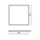 Panou Panou LED SmartHome 60X60 cm 40W RGB+CCT