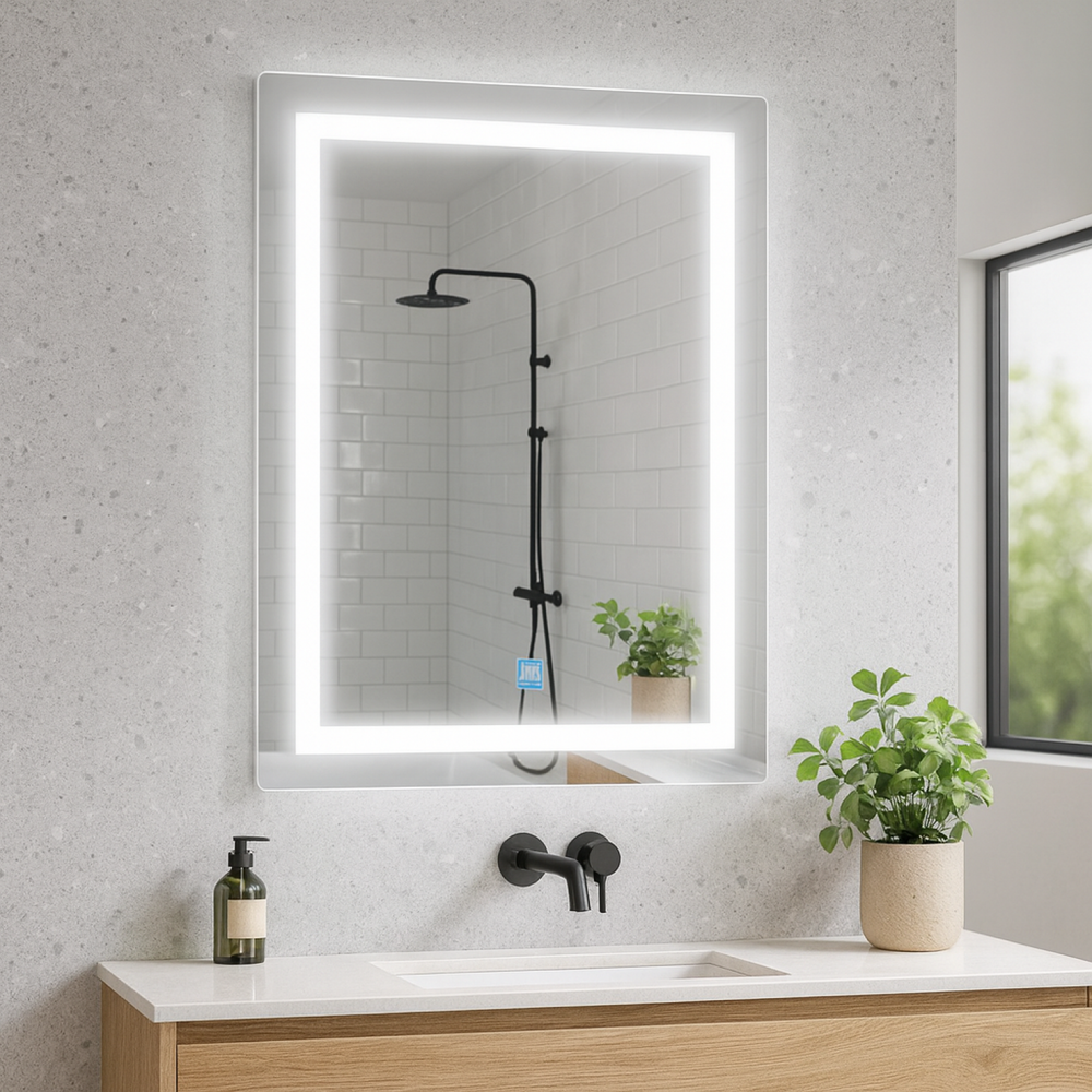 Oglinda de baie dreptunghiulara LED 15W