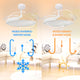 Ventilator de tavan LED Messe Nature - imagine 6