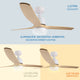 Ventilator De Tavan LED White Sara - imagine 6