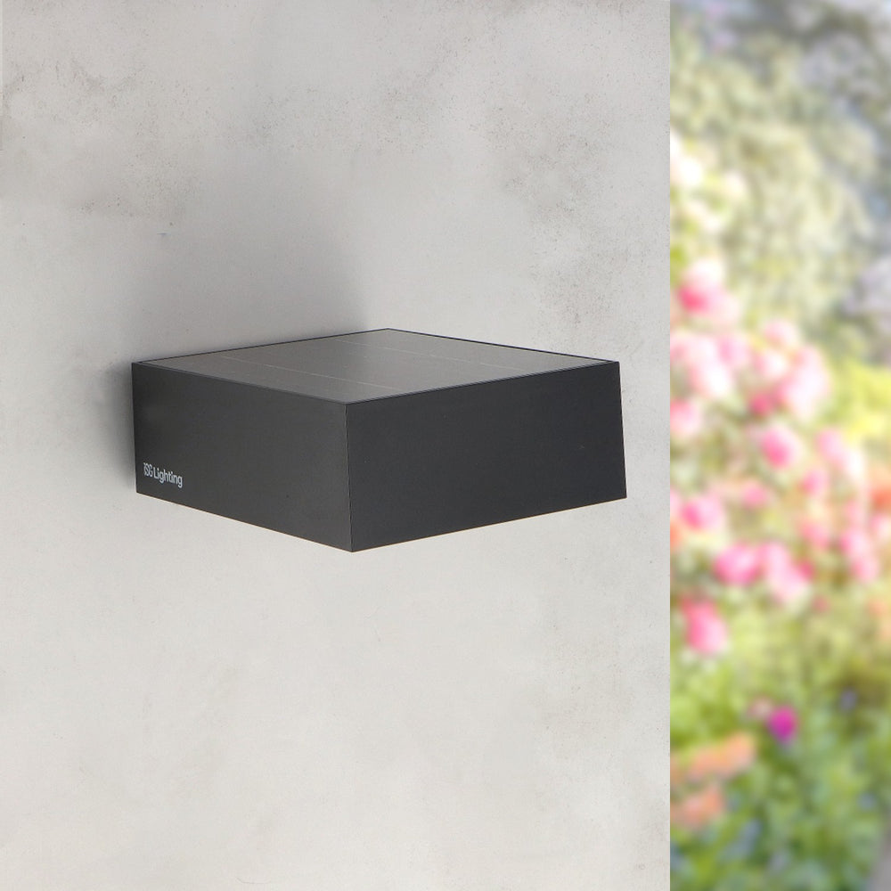 Lampa solara neagra 4000k