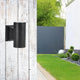 Tub de iluminat LED Negru 2X3W IP54