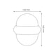 Aplică de exterior LED Globe 10W