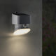 Lampa solara alba de perete 4000k