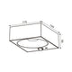 Lampa solara alba de perete 4000k