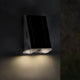 Lampa solara alba de perete 4000k