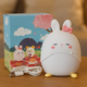 Lampă / Ceas Deșteptător LED Tactil Pentru Copii Rabbit - imagine 6