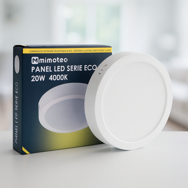 Panou LED Aplicat Circular Seria Eco 20W