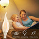 Bec LED Filament E14 C35 Varf 4W Chihlimbar