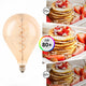 Bec LED cu filament spiralat E27 A160 4W Chihlimbar
