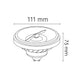 Bec LED Pro GU10 AR111 15W 24º