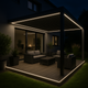 Bandă LED 24V COB Free Cut IP65 13W/m - 10 metri - imagine ambientală