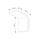 Aplică LED de exterior Duble White 10W