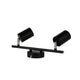 Plafoniera Seria Neagra 2 spoturi GU10
