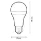 Bec LED E27 G45 3W - imagine 3