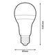 Bec LED E27 A60 12W - imagine 3
