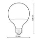 Bec LED E27 G95 18W - imagine 3