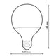 Bec LED E27 G120 24W - imagine 3