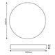 Plafon LED Circular Boni 48W - imagine 3